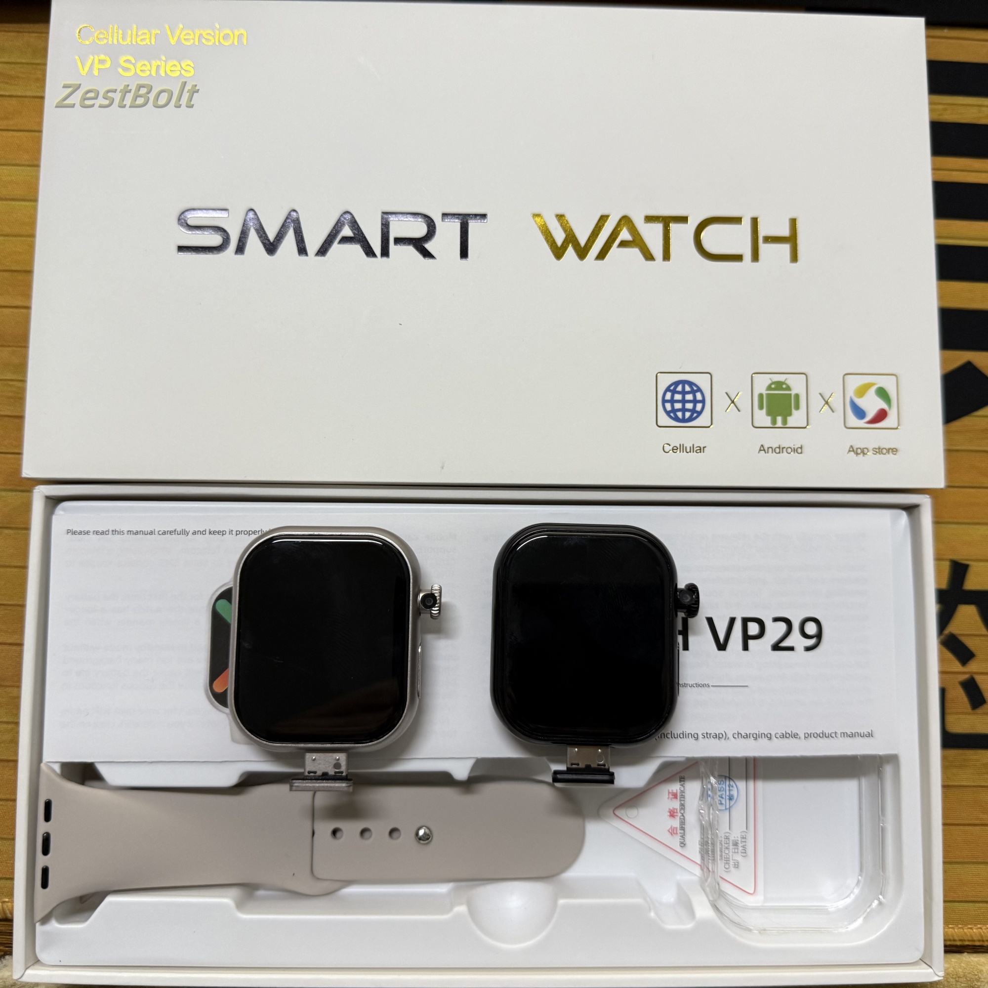 Smartwatch Instagram - Original VP29 Smartwatch 4G LTE Android