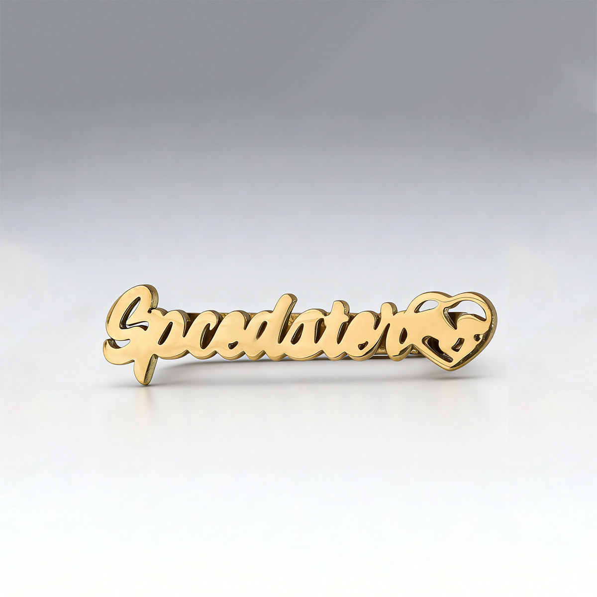 Smartwatch Straps & Accessories - Gold Stainless Steel Custom Letter Watch