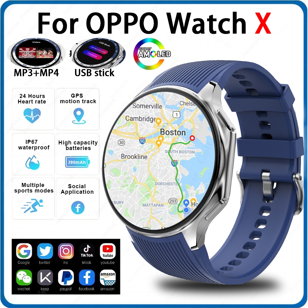 Smartwatch Instagram - OPPO Watch X AMOLED 32GB Smartwatch