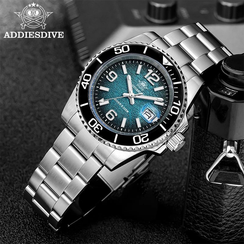 Accessories With Watch - ADDIESDIVE 41mm Men Diving Watch AD2513