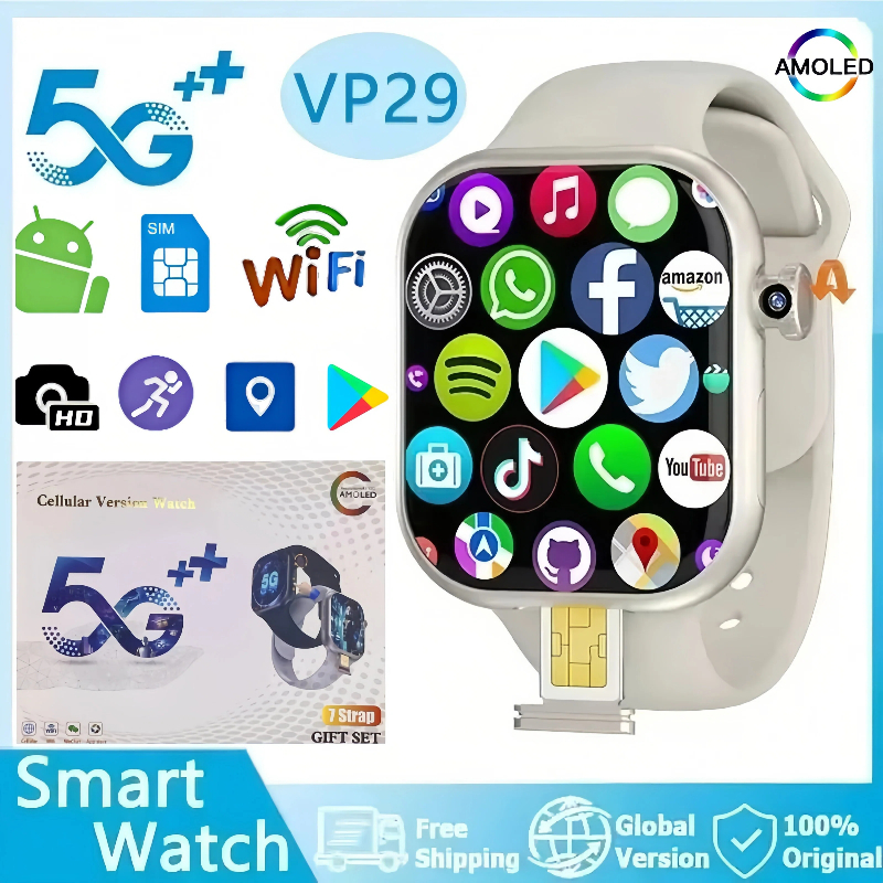 Smartwatch Instagram - 5G Android Smartwatch VP29 4G/5G LTE