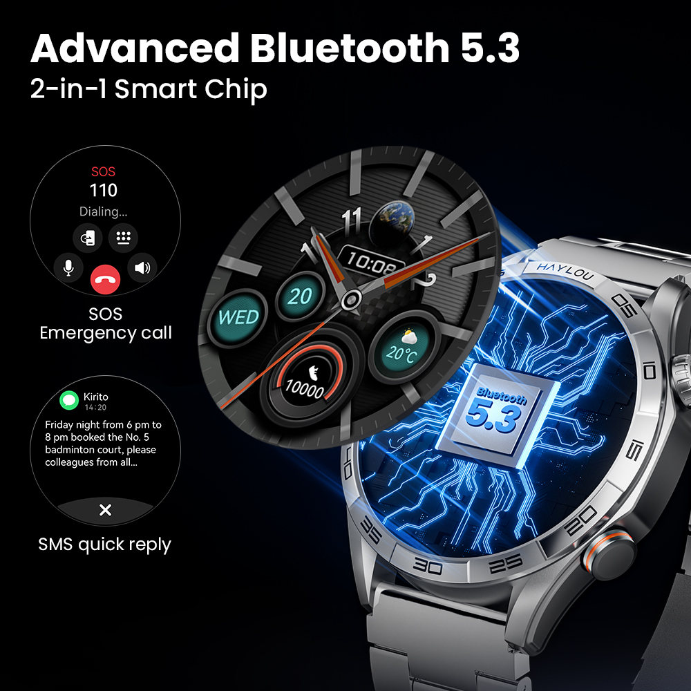 HAYLOU Solar 5 Voice Calling S – Smartwatch Faces recenzja i cena