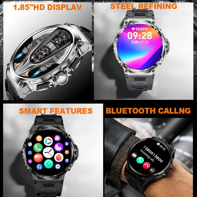 NORTH EDGE 1.85' HD Display Sm – Smartwatch Instagram recenzja i cena