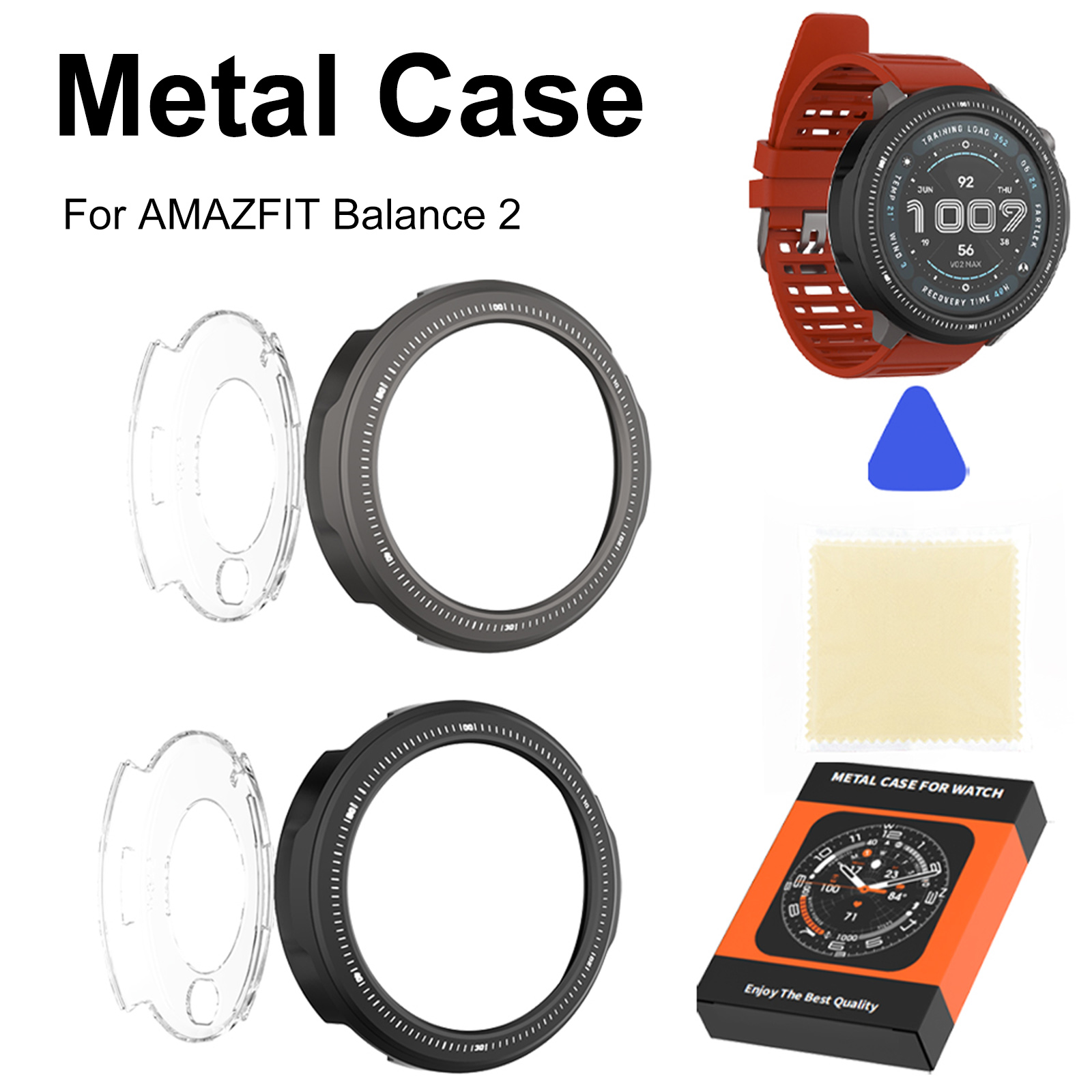 Protective Bumper Shell Hollow – Amazfit Smartwatch Accessories recenzja i cena