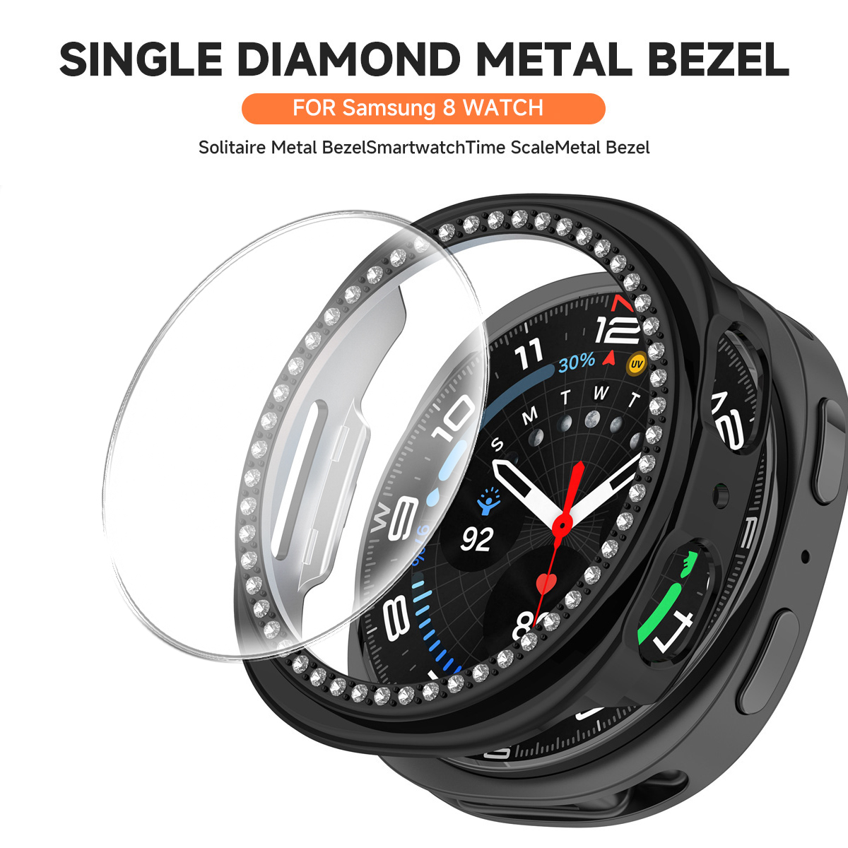 Case + Glass Full Coverage Bum – Samsung Smartwatch Accessories recenzja i cena