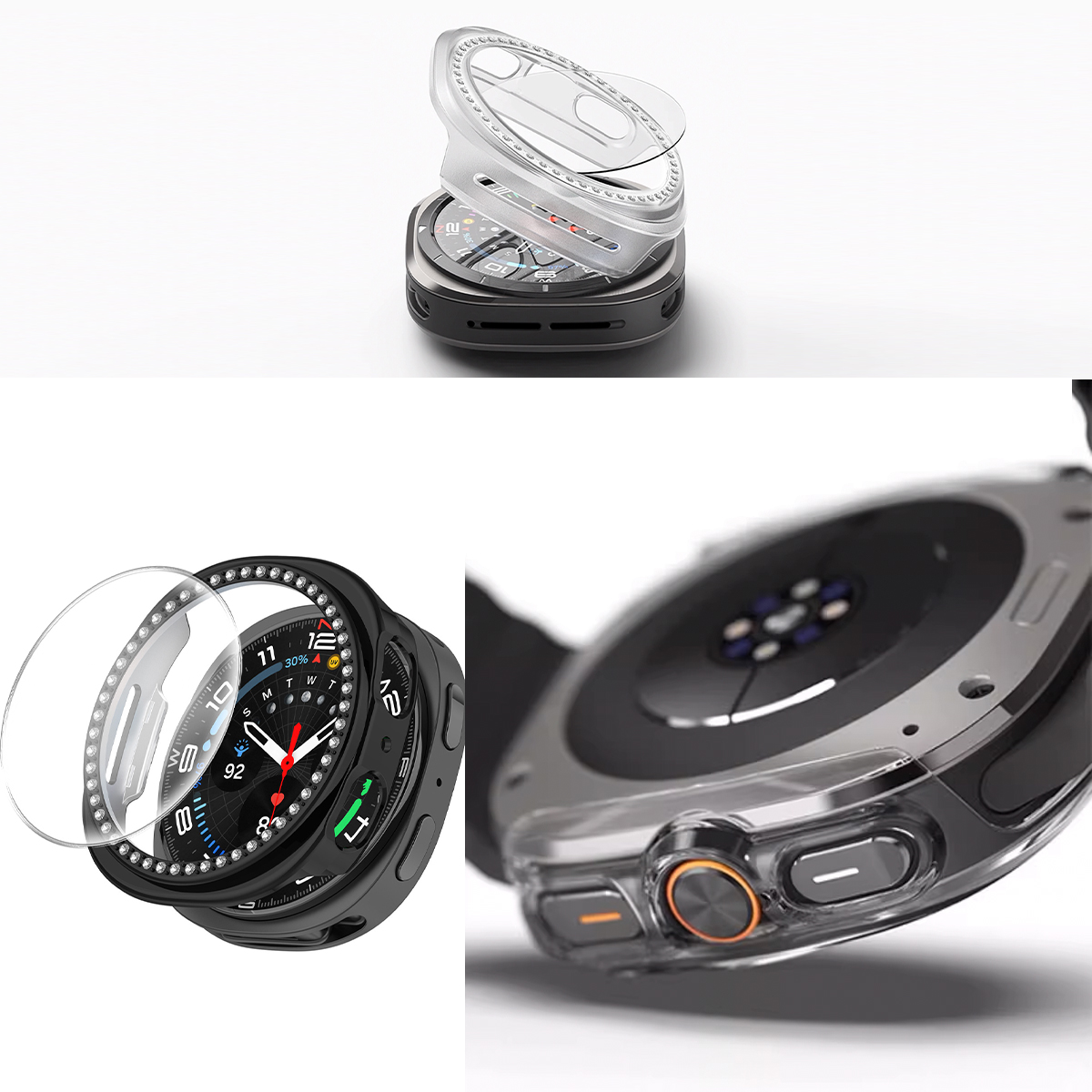 Case + Glass Full Coverage Bum – Samsung Smartwatch Accessories recenzja i cena