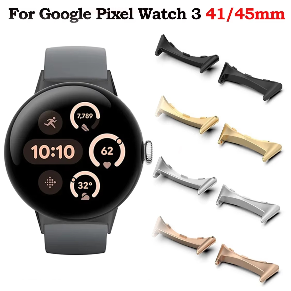2pcs Watch Strap Connector Ada – Smartwatch Straps & Accessories recenzja i cena