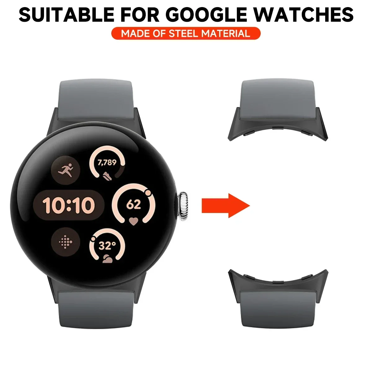 2pcs Watch Strap Connector Ada – Smartwatch Straps & Accessories recenzja i cena