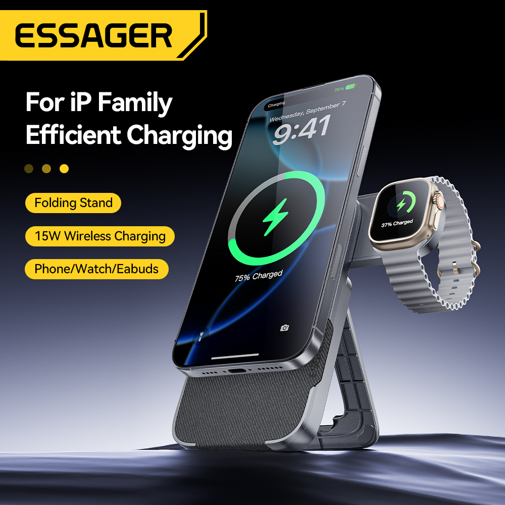 Essager 3-in-1 Portable Foldin – Smartwatch Ac recenzja i cena