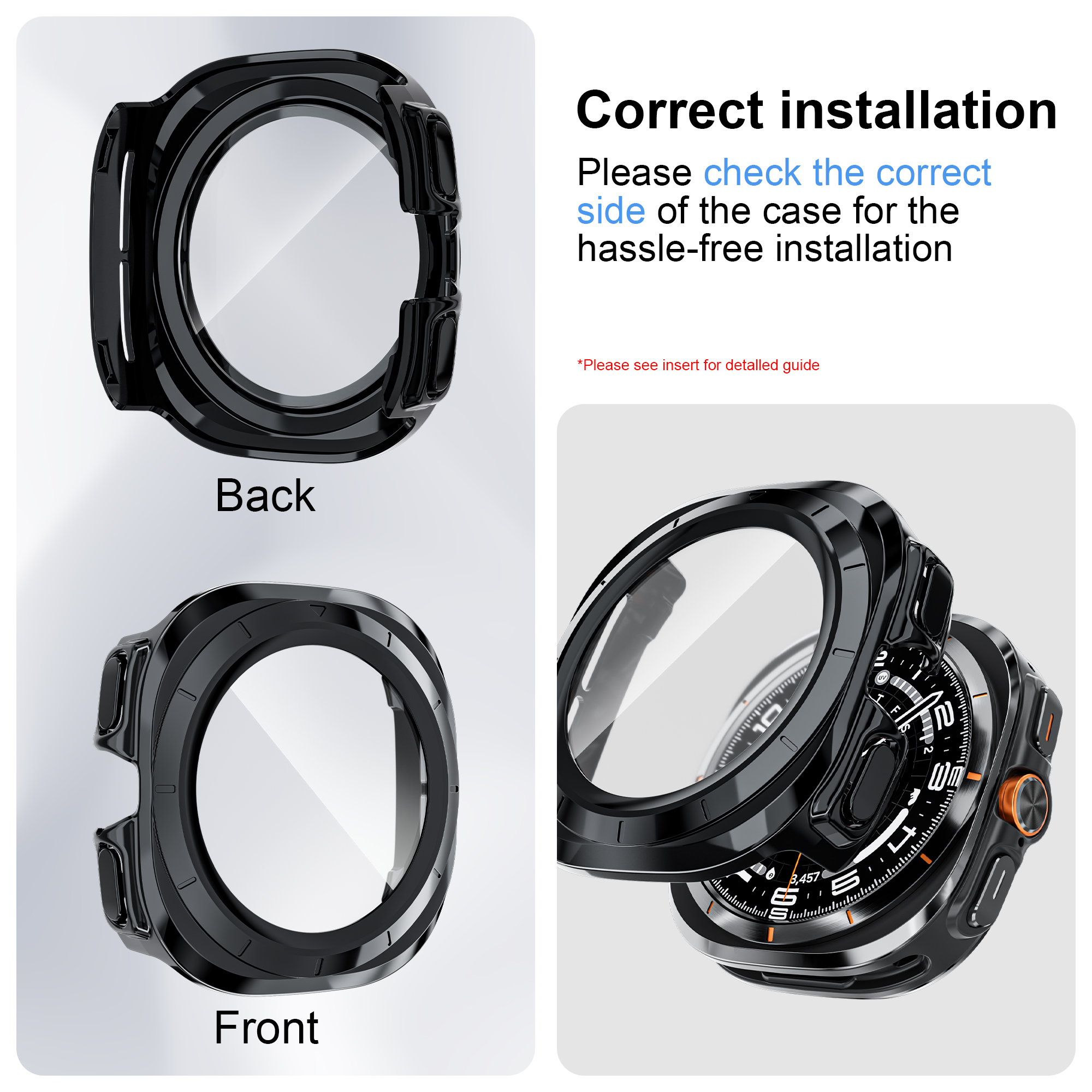 Case for Samsung Galaxy Watch  – Samsung Smartwatch Accessories recenzja i cena