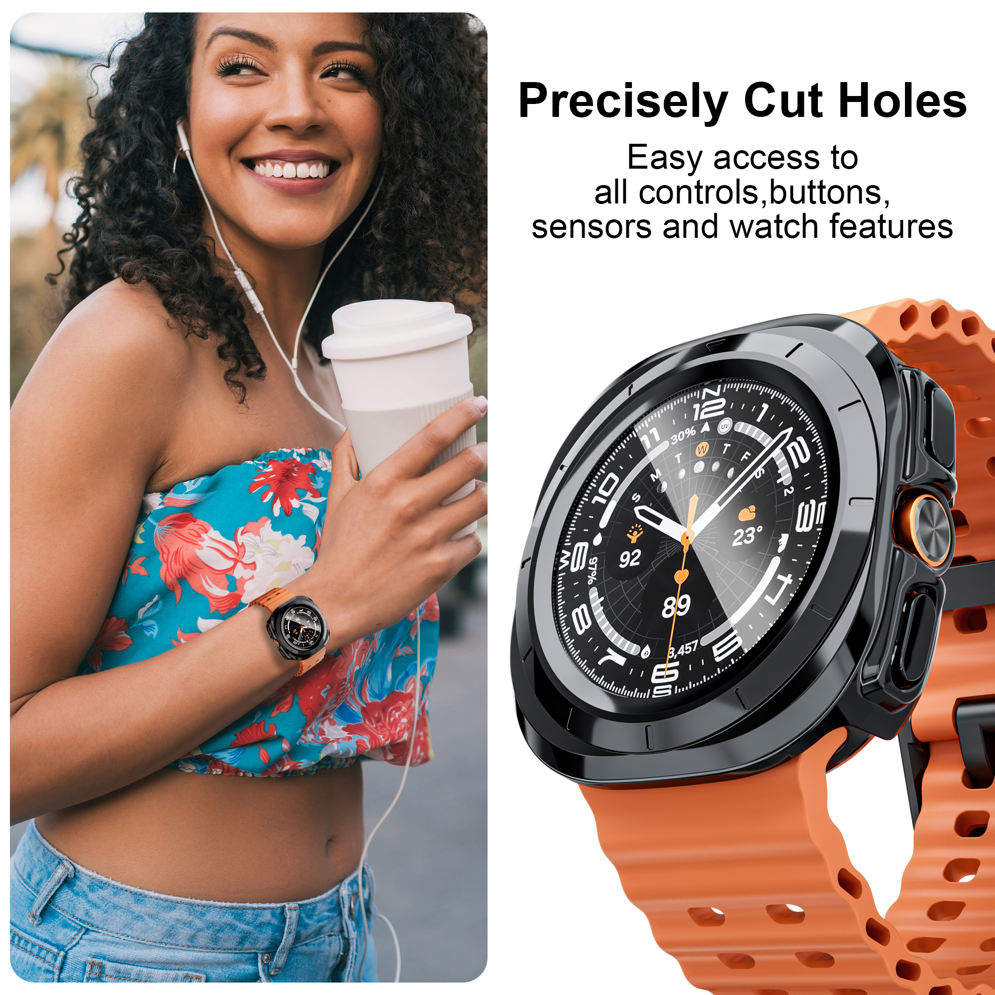 Case for Samsung Galaxy Watch  – Samsung Smartwatch Accessories recenzja i cena
