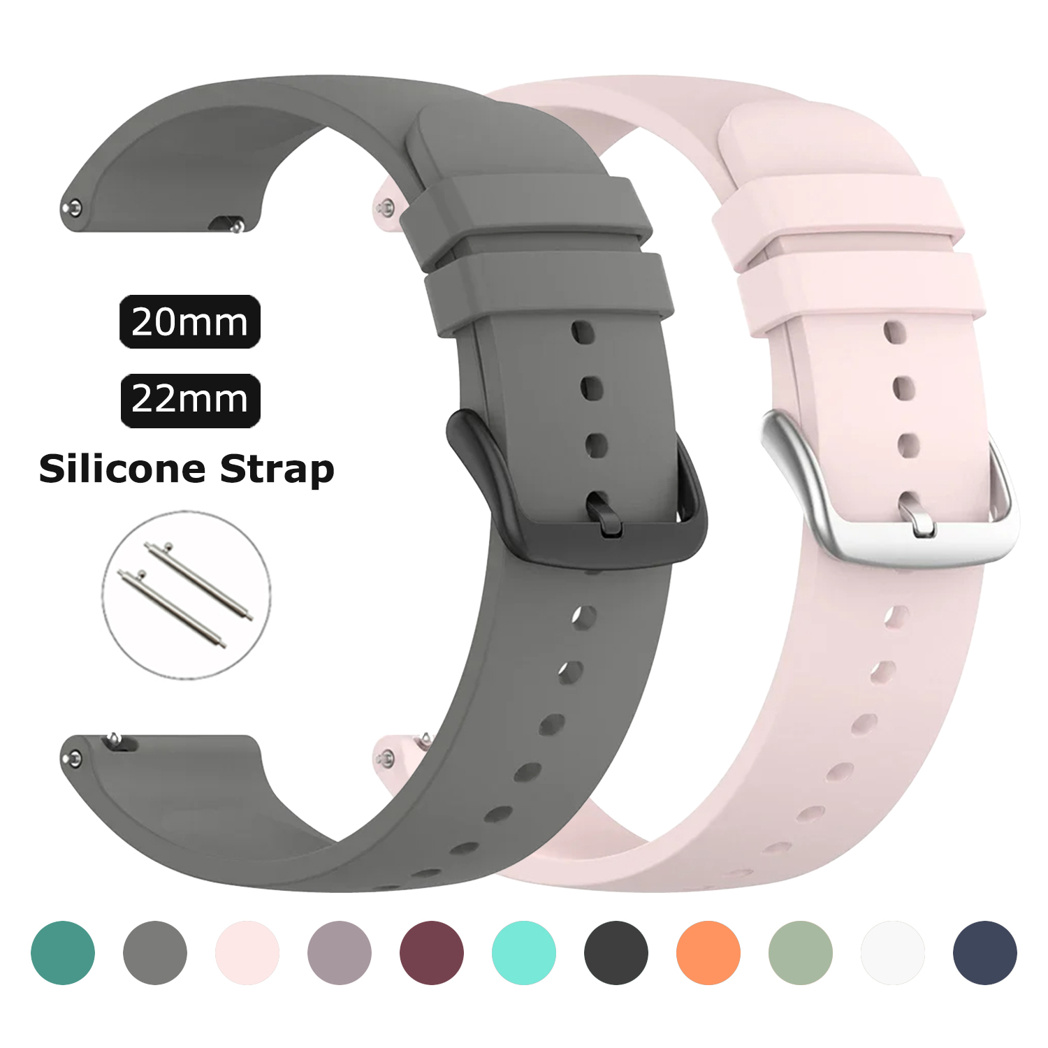 20/22mm Silicone Strap For Fos – Fossil Smartwatch Accessories recenzja i cena