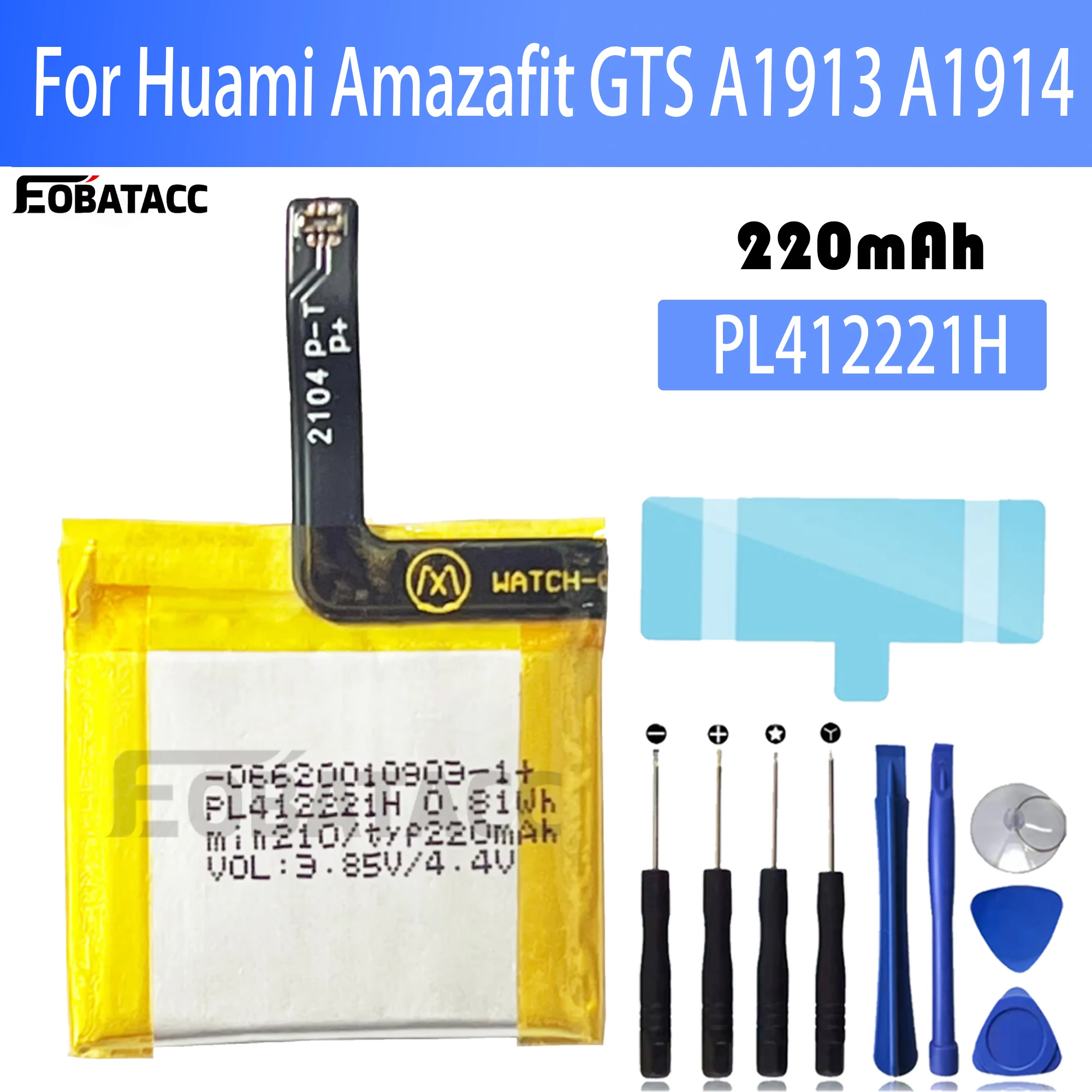 100% Original PL412221H Batter – Smartwatch A1914 recenzja i cena