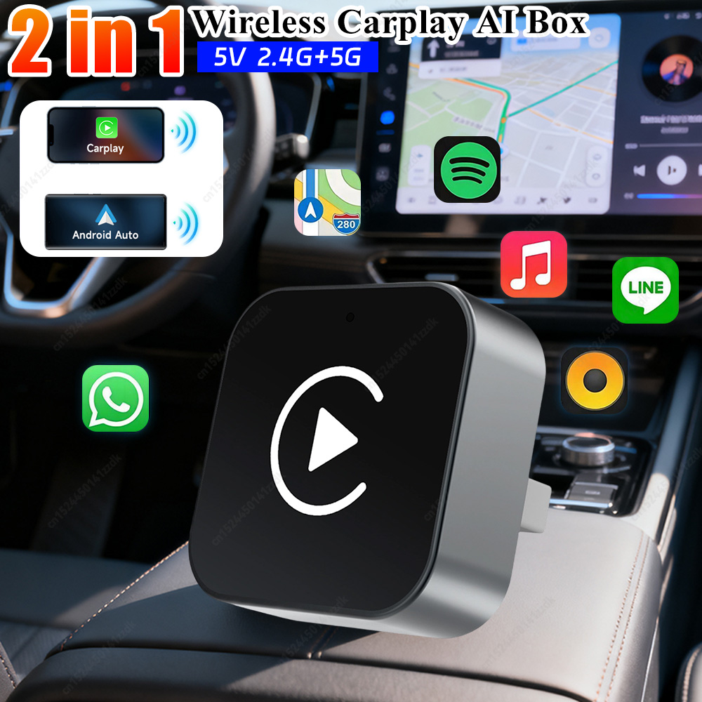 2-in-1 Wireless CarPlay & Andr – Smartwatch Universal recenzja i cena
