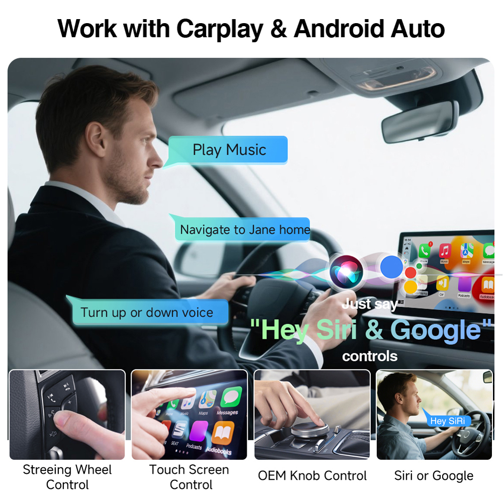 2-in-1 Wireless CarPlay & Andr – Smartwatch Universal recenzja i cena