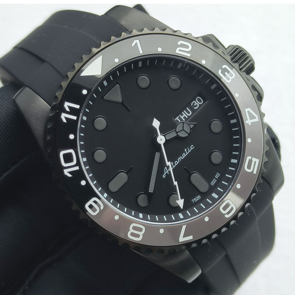 40MM NH36 Watch Black Men's St – Accessories With Watch recenzja i cena
