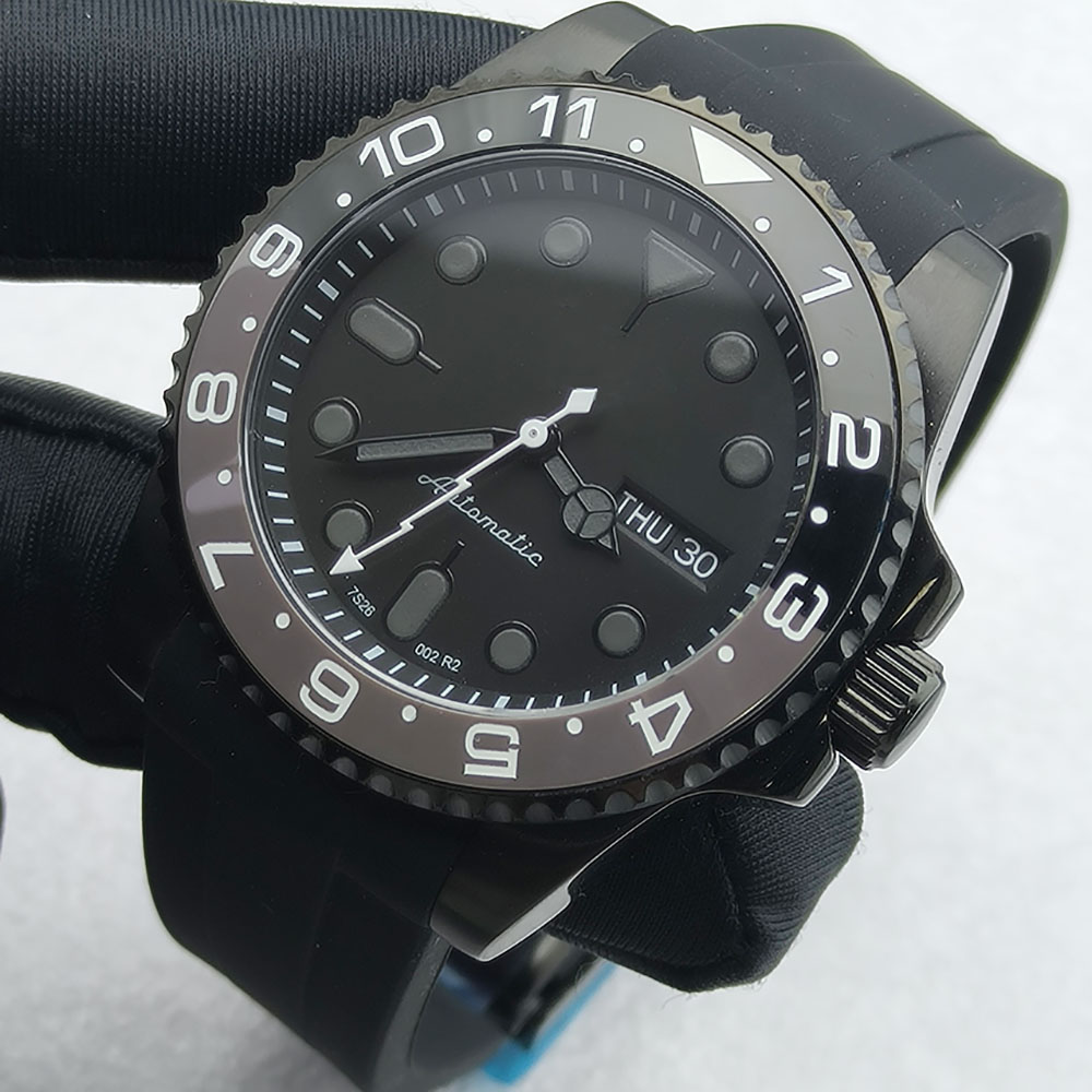 40MM NH36 Watch Black Men's St – Accessories With Watch recenzja i cena