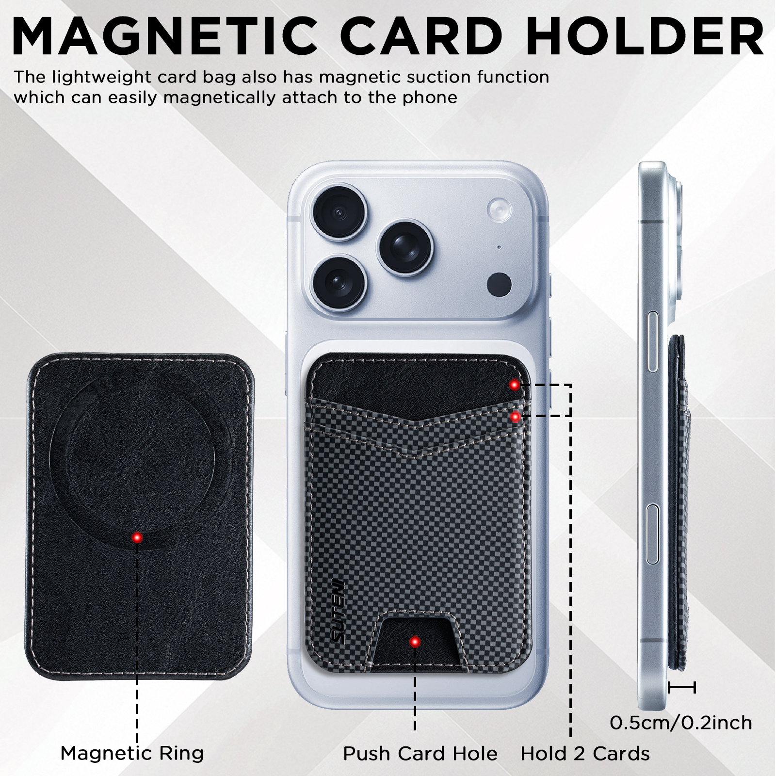 Magnetic Card Holder For Magsa – Smartwatch Universal recenzja i cena