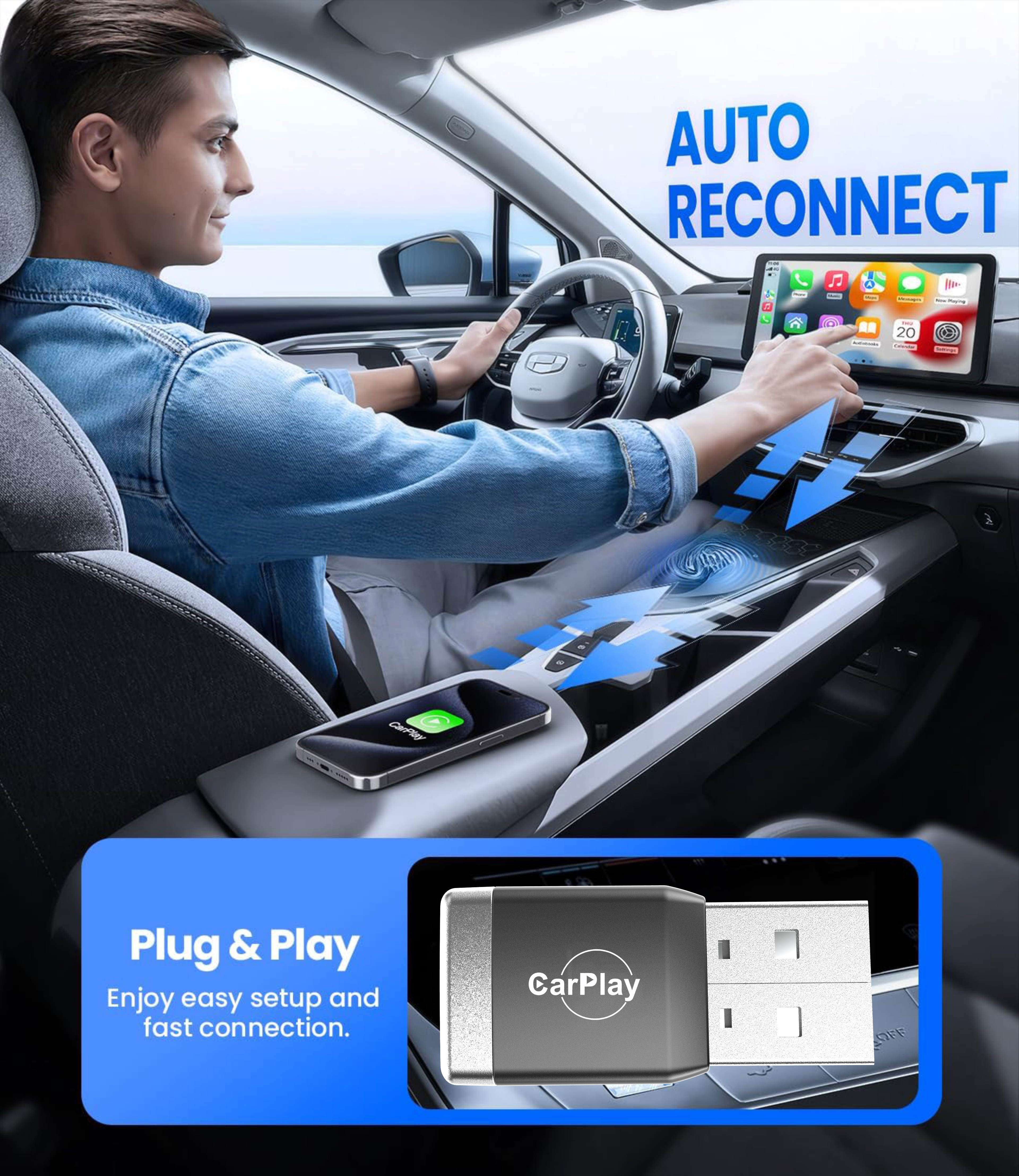 New Wireless CarPlay Android A – Smartwatch Universal recenzja i cena