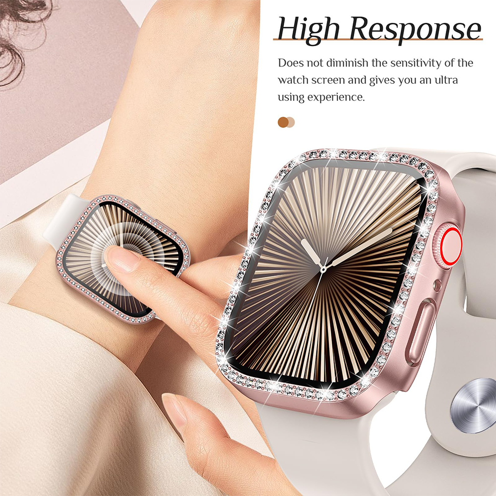 Diamond Case+Glass For Apple w – Apple Smartwatch Accessories recenzja i cena