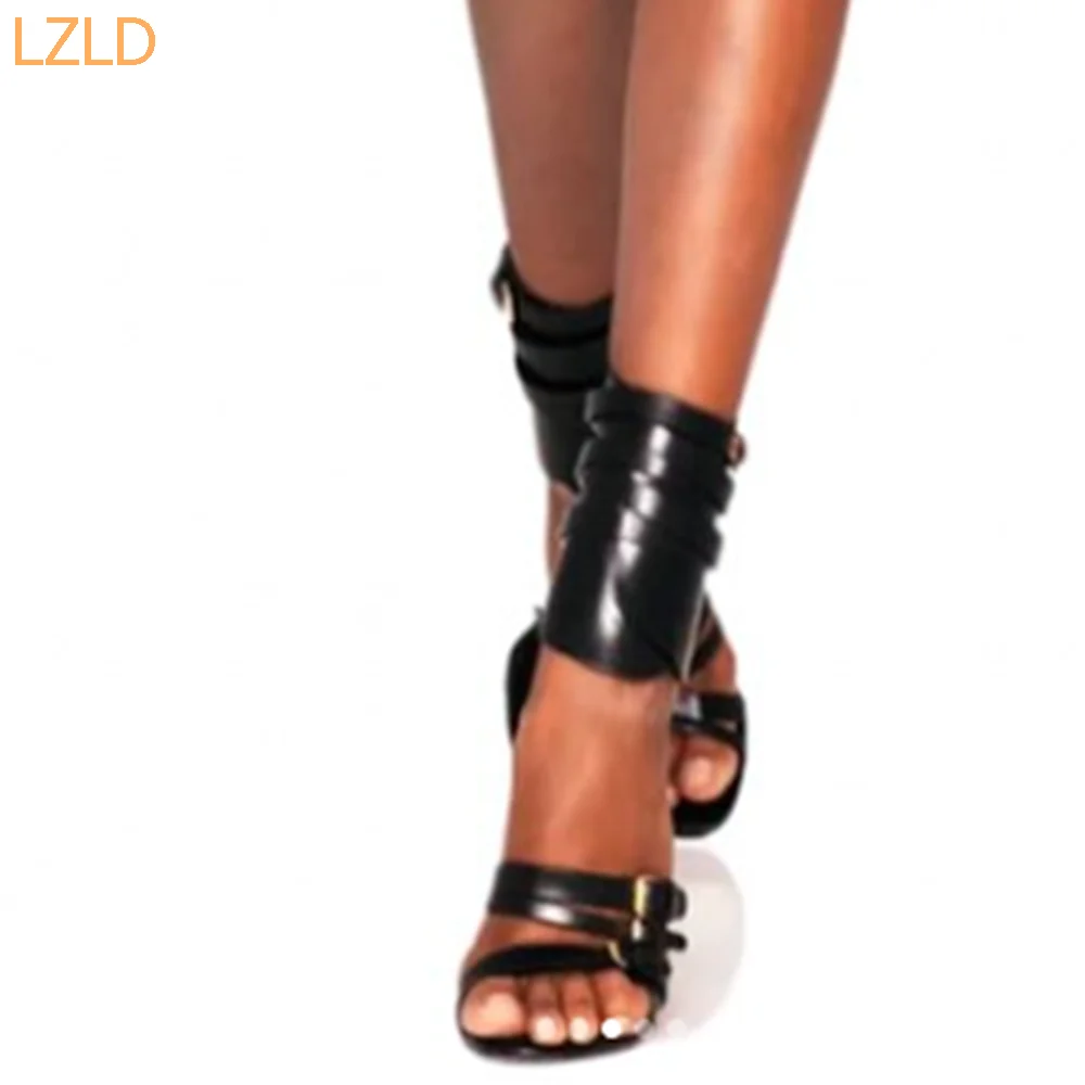 Black Sexy Catwalk Women Sanda – Leather Classic Strap recenzja i cena