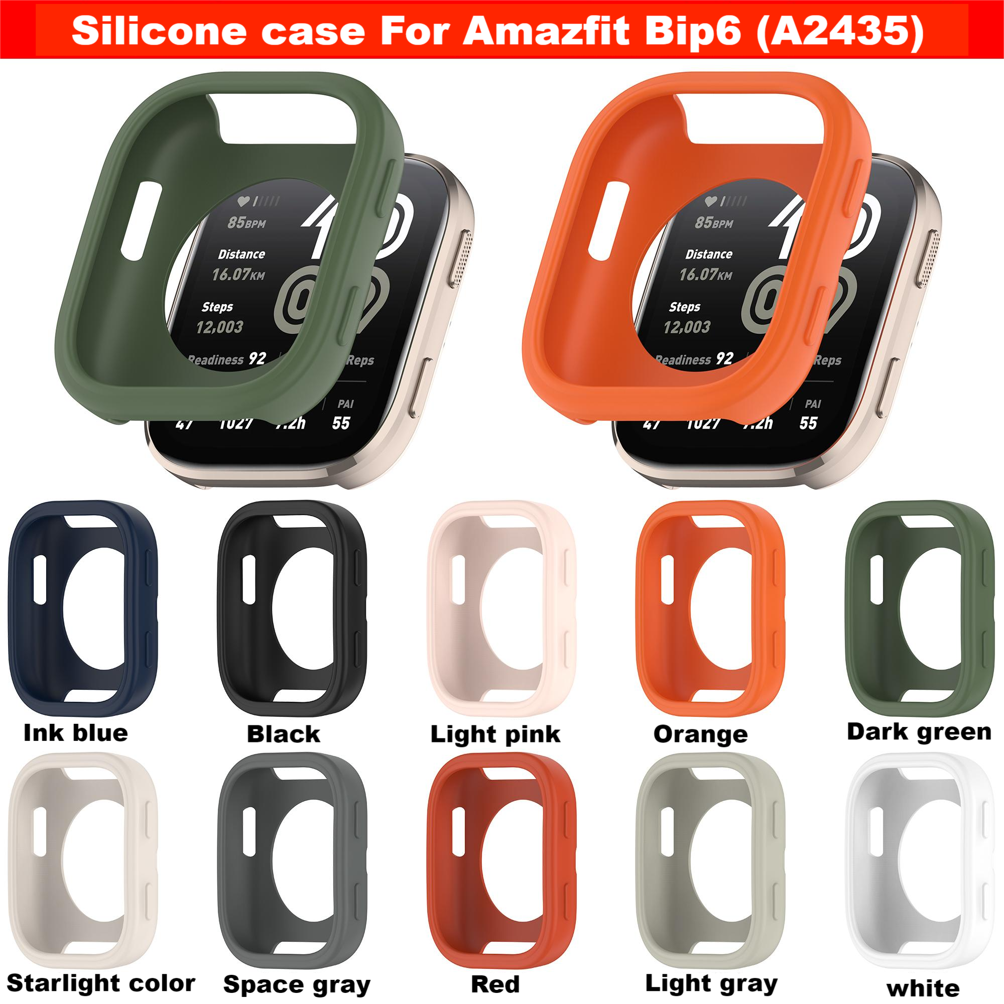 Soft Case For Amazfit Bip6 (A2 – Amazfit Smartwatch Accessories recenzja i cena