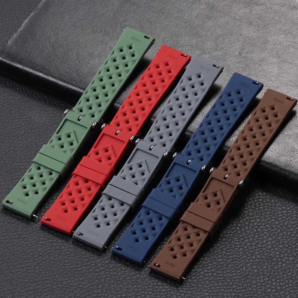 18mm 20mm 22mm Tropic Silicone – Fossil Smartwatch Accessories recenzja i cena