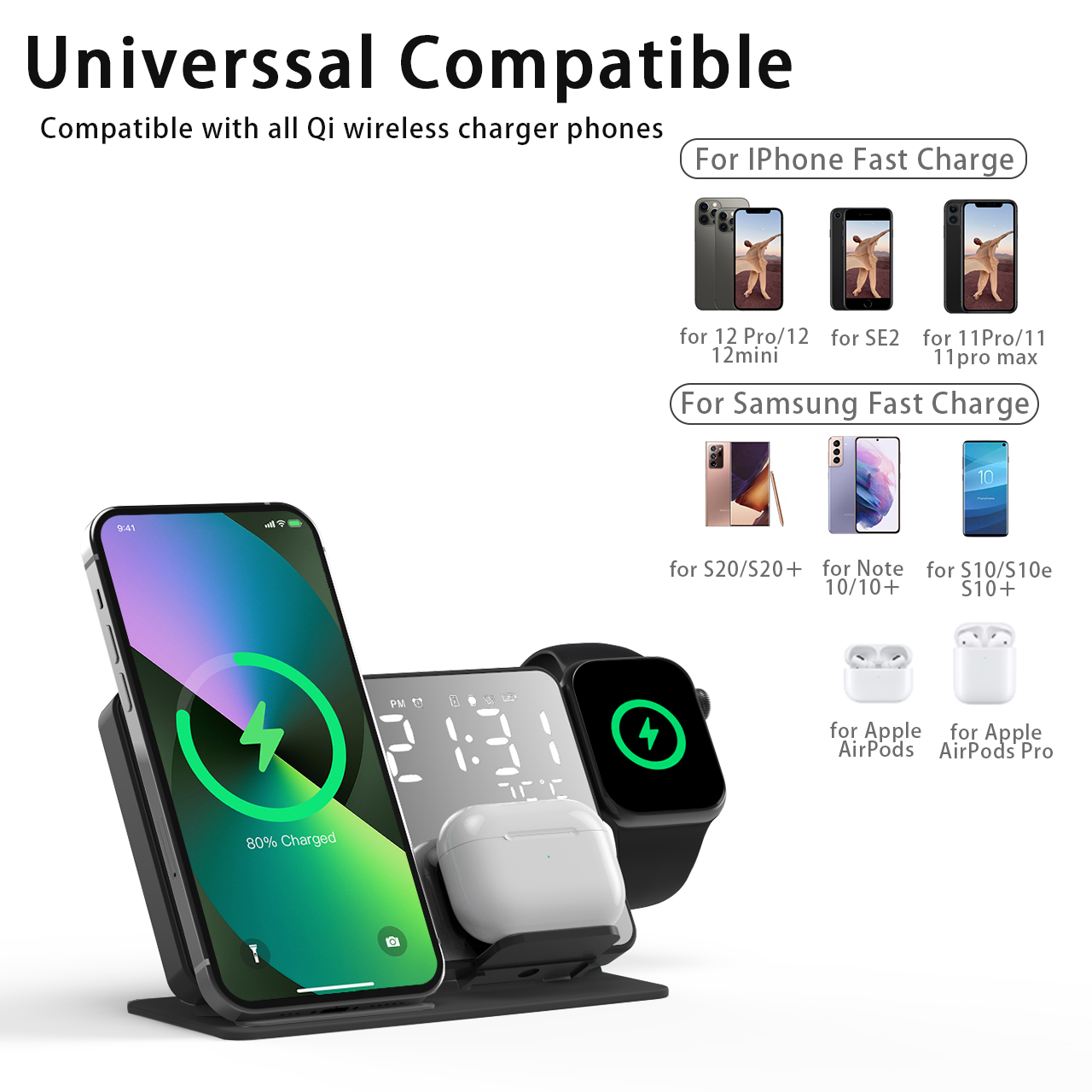 3 in 1 Wireless Charger For iP – Smartwatch Ac recenzja i cena
