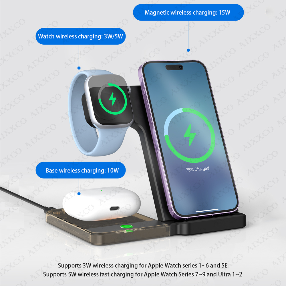 AIXXCO Magnetic Wireless Charg – Smartwatch Ac recenzja i cena