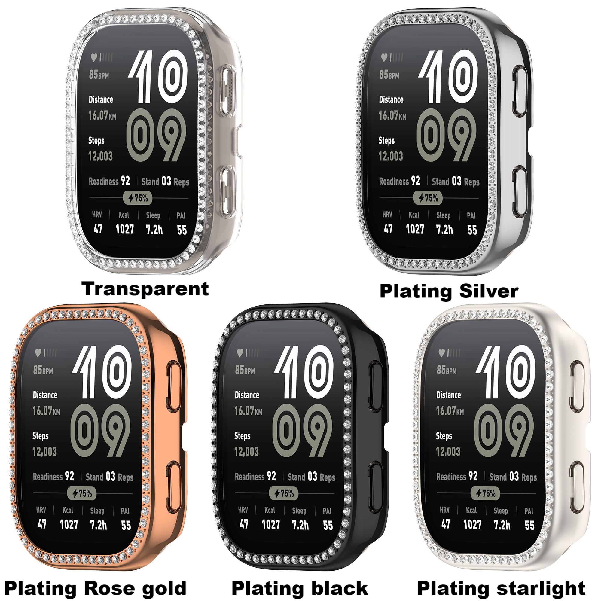 Single-row diamond case For Am – Amazfit Smartwatch Accessories recenzja i cena