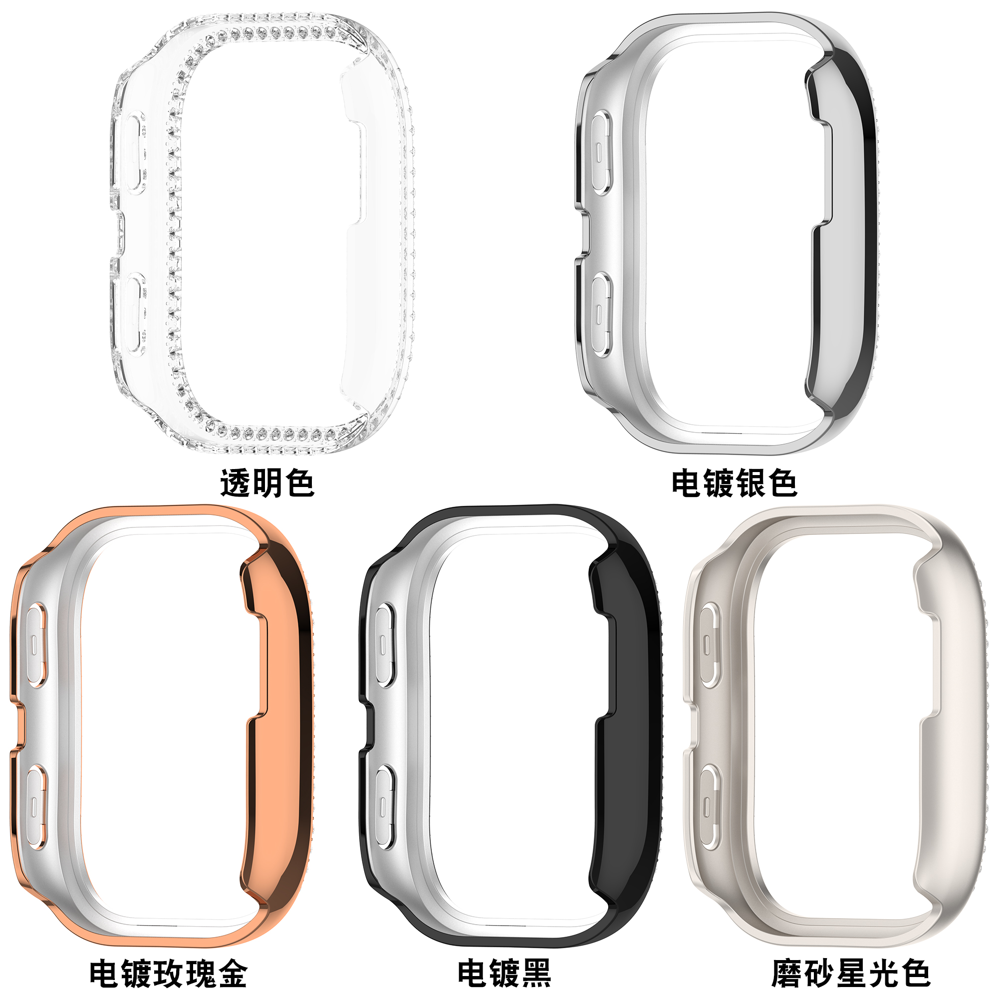 Single-row diamond case For Am – Amazfit Smartwatch Accessories recenzja i cena