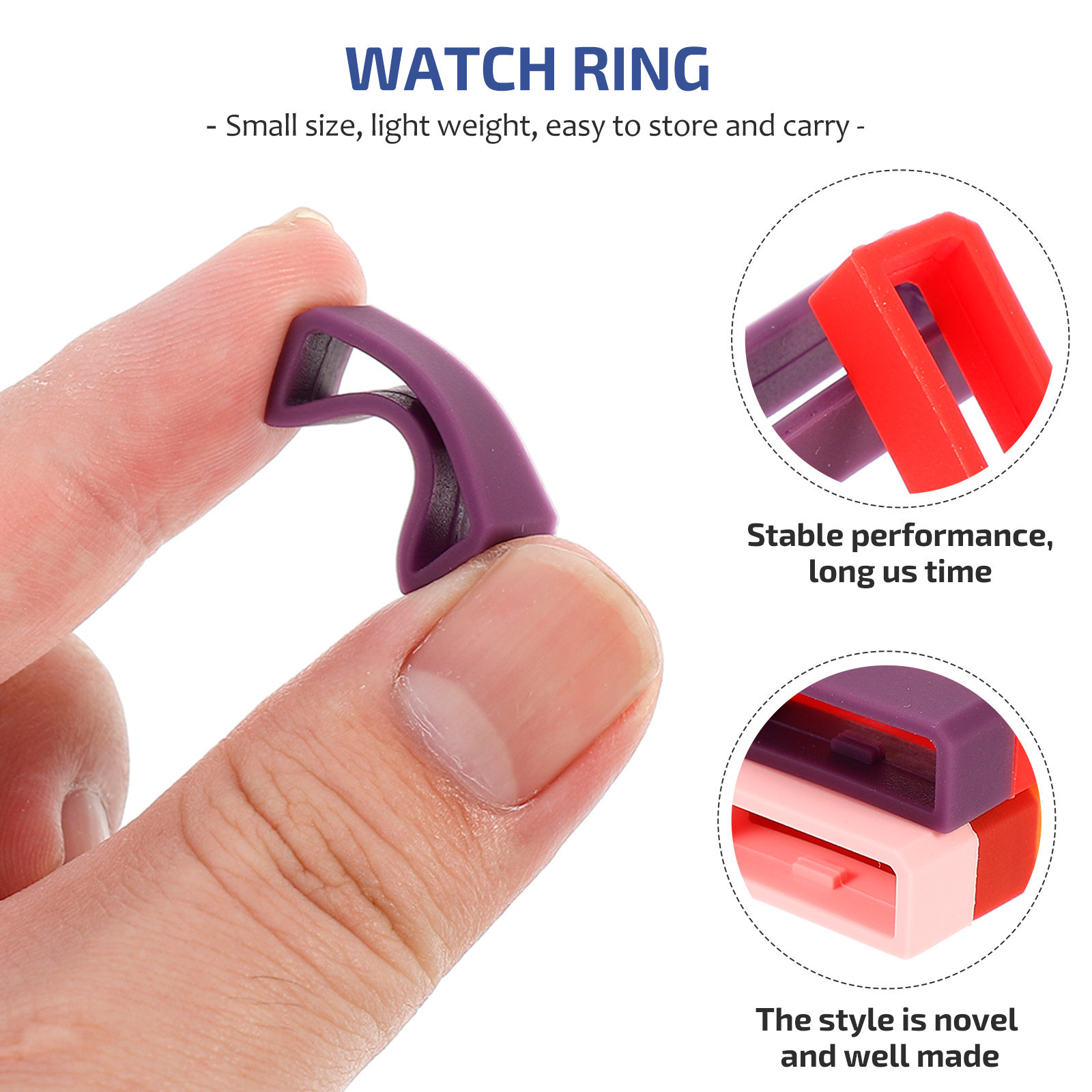10Pcs Smooth Finish Silicone W – Smartwatch Straps & Accessories recenzja i cena