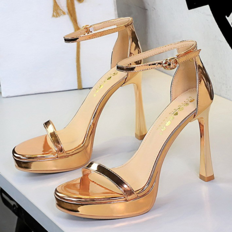 New Thin Heel Women Shoes Fash – Leather Classic Strap recenzja i cena