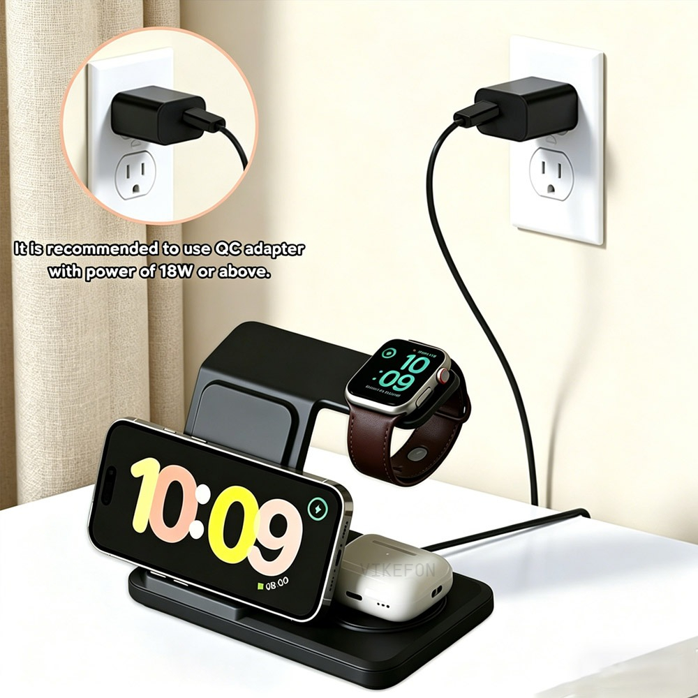 Wireless 3 IN 1 Charger Stand  – Smartwatch Ac recenzja i cena