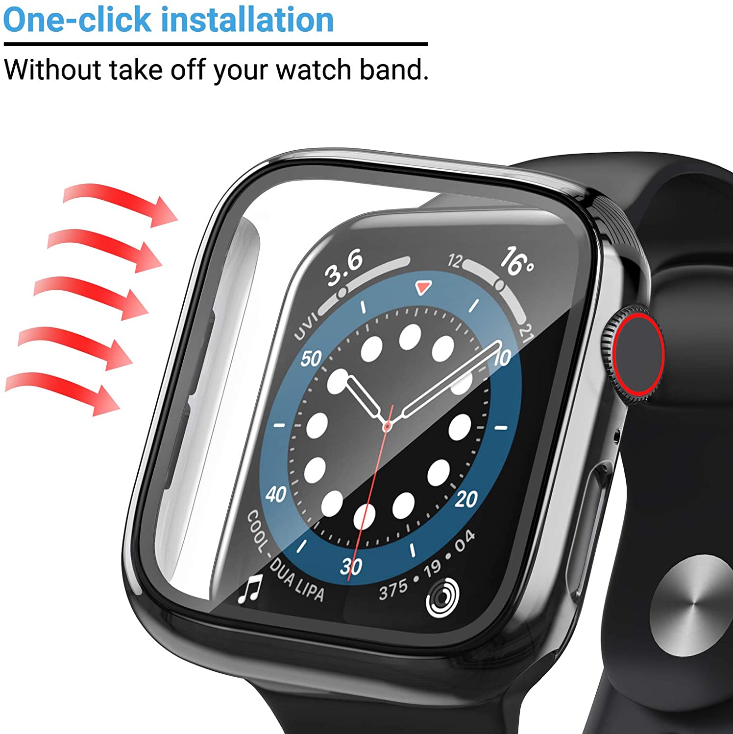 Glass+cover For Apple Watch Ca – Apple Smartwatch Accessories recenzja i cena