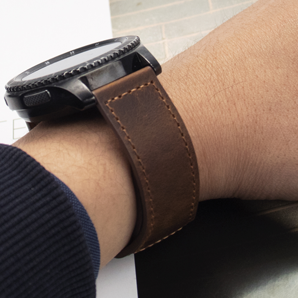 20mm 22mm Genuine Leather Watc – Smartwatch Accessories Shop recenzja i cena