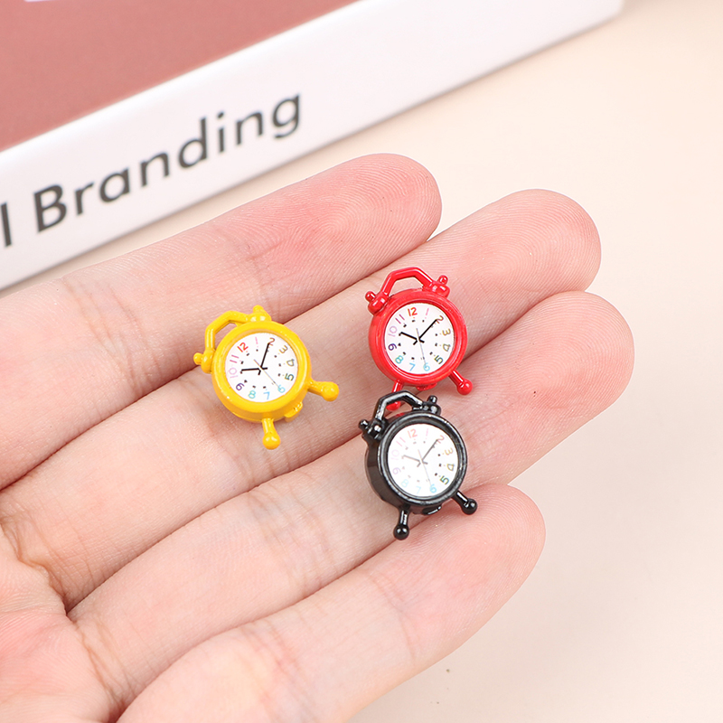 1PC 1:12 Scale Alarm Clock Dol – Accessories With Watch recenzja i cena