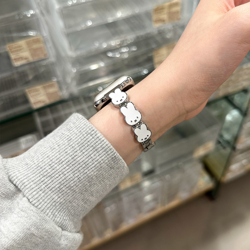 Miffy Rabbit Leather Watch Ban – Apple Smartwatch Accessories recenzja i cena