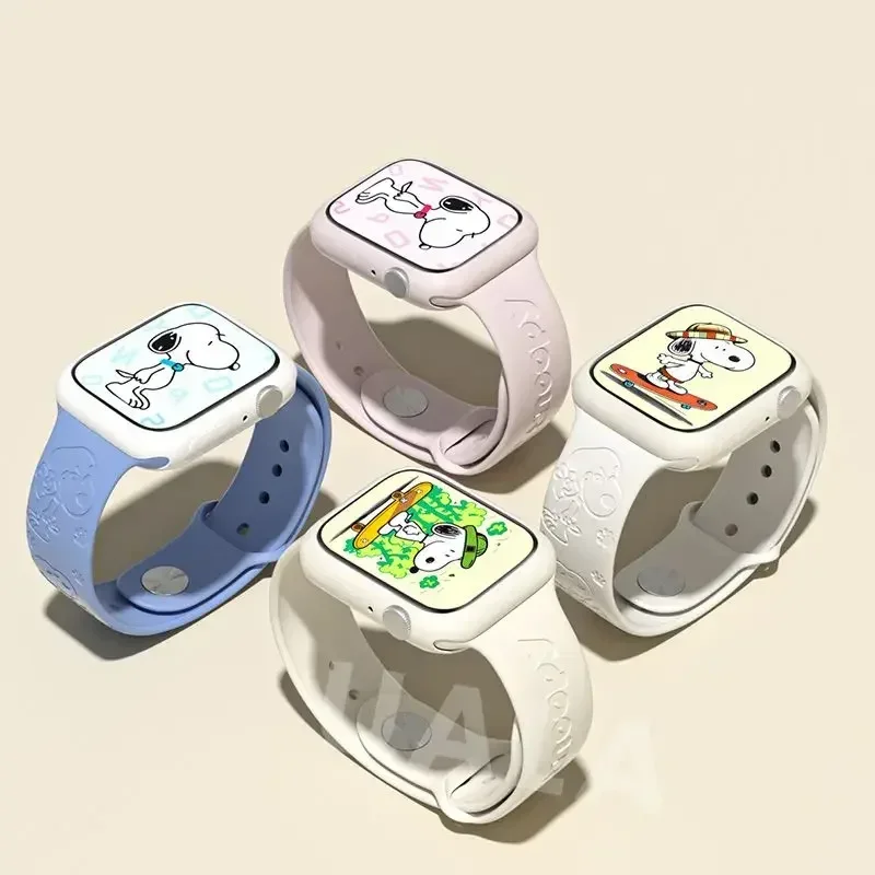 Snoopy iwatch8 watch with appl – Apple Smartwatch Accessories recenzja i cena
