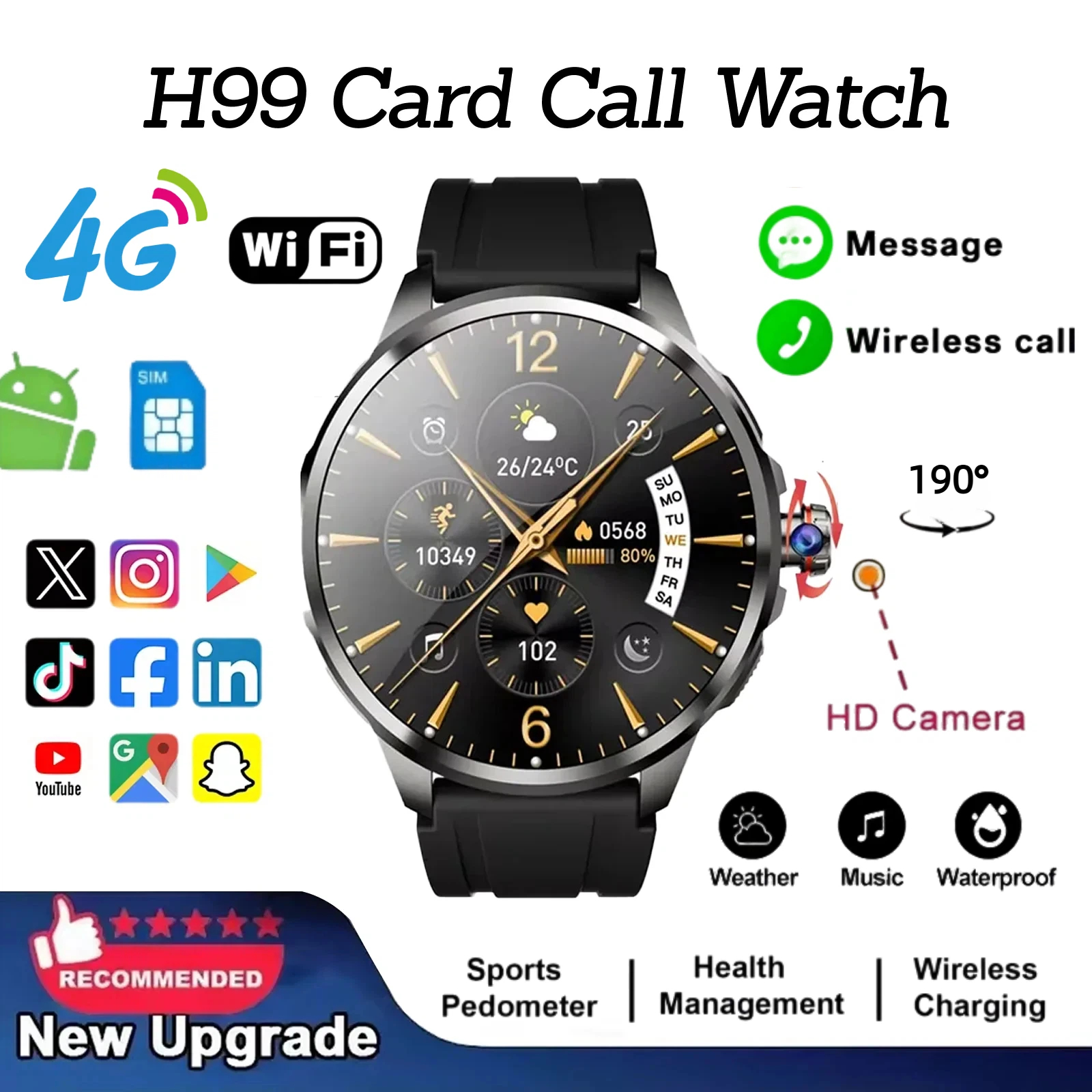 H99 Smart Watch Android Watche – Smartwatch Store recenzja i cena
