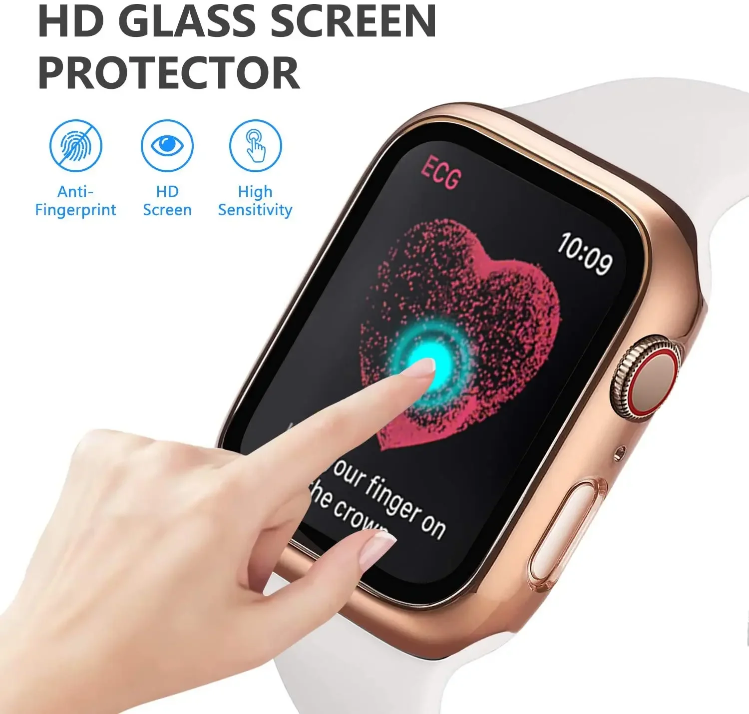 Tempered Glass+cover For Apple – Apple Smartwatch Accessories recenzja i cena
