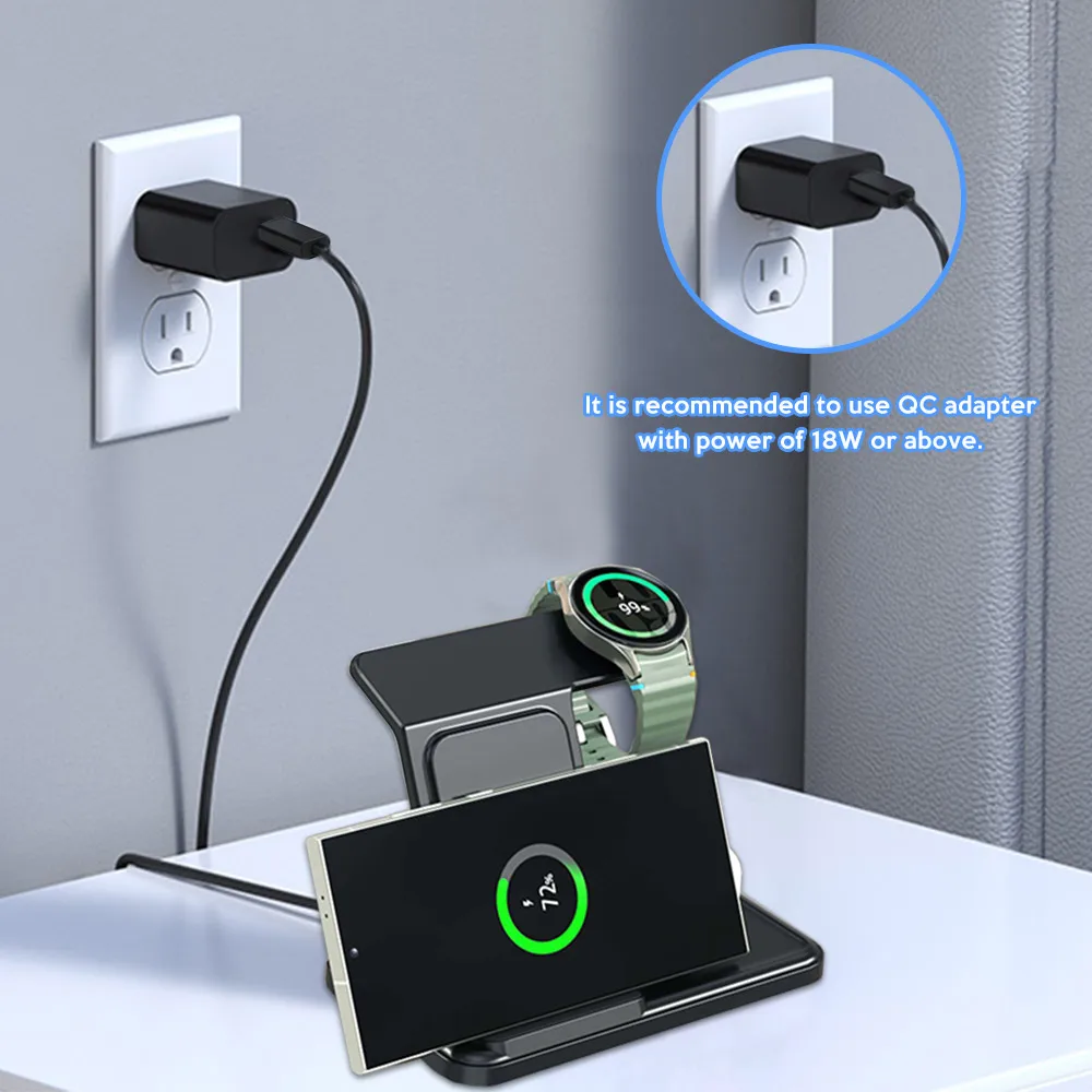3 IN 1 Wireless Charger Statio – Smartwatch Ac recenzja i cena