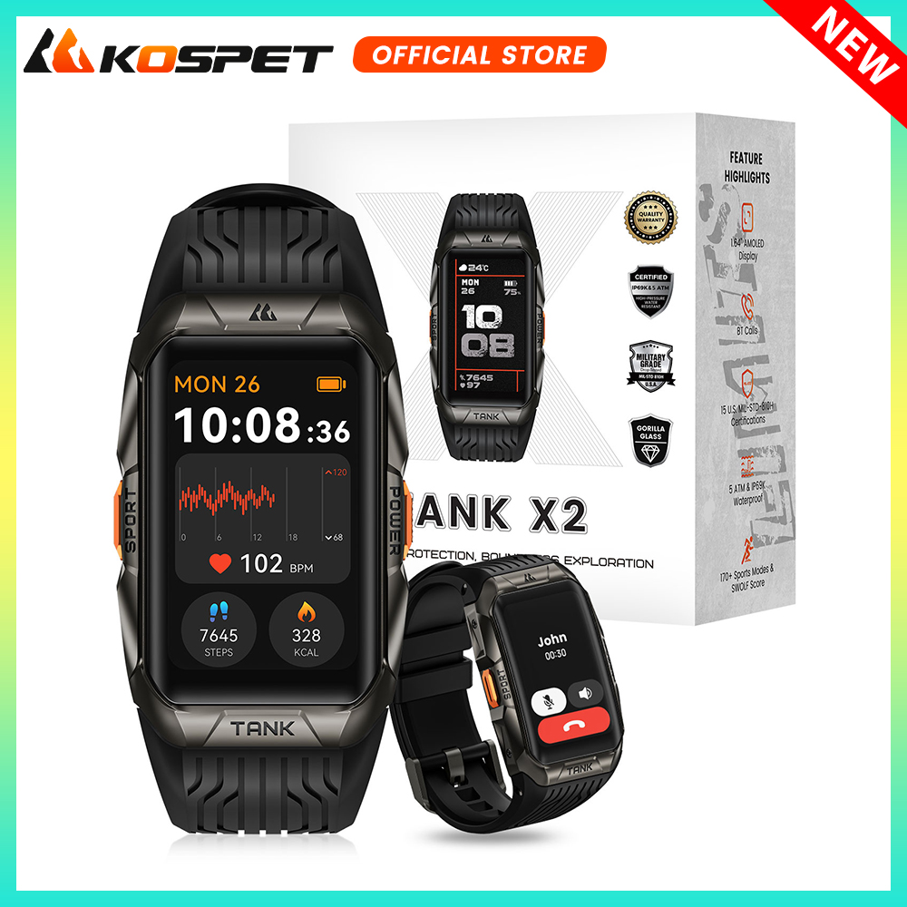 KOSPET TANK X2 Smart Watch For – Smartwatch Faces recenzja i cena