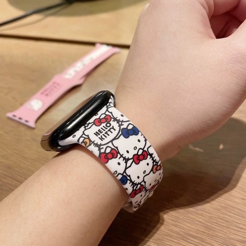 Anime Sanrio Cute Hello Kitty  – Apple Smartwatch Accessories recenzja i cena