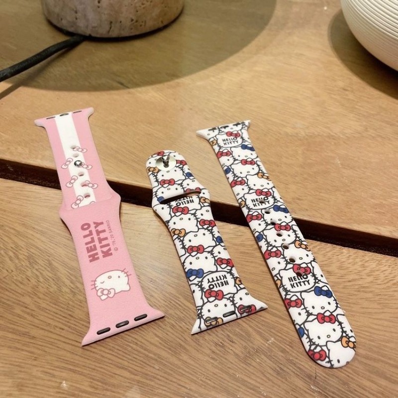 Anime Sanrio Cute Hello Kitty  – Apple Smartwatch Accessories recenzja i cena