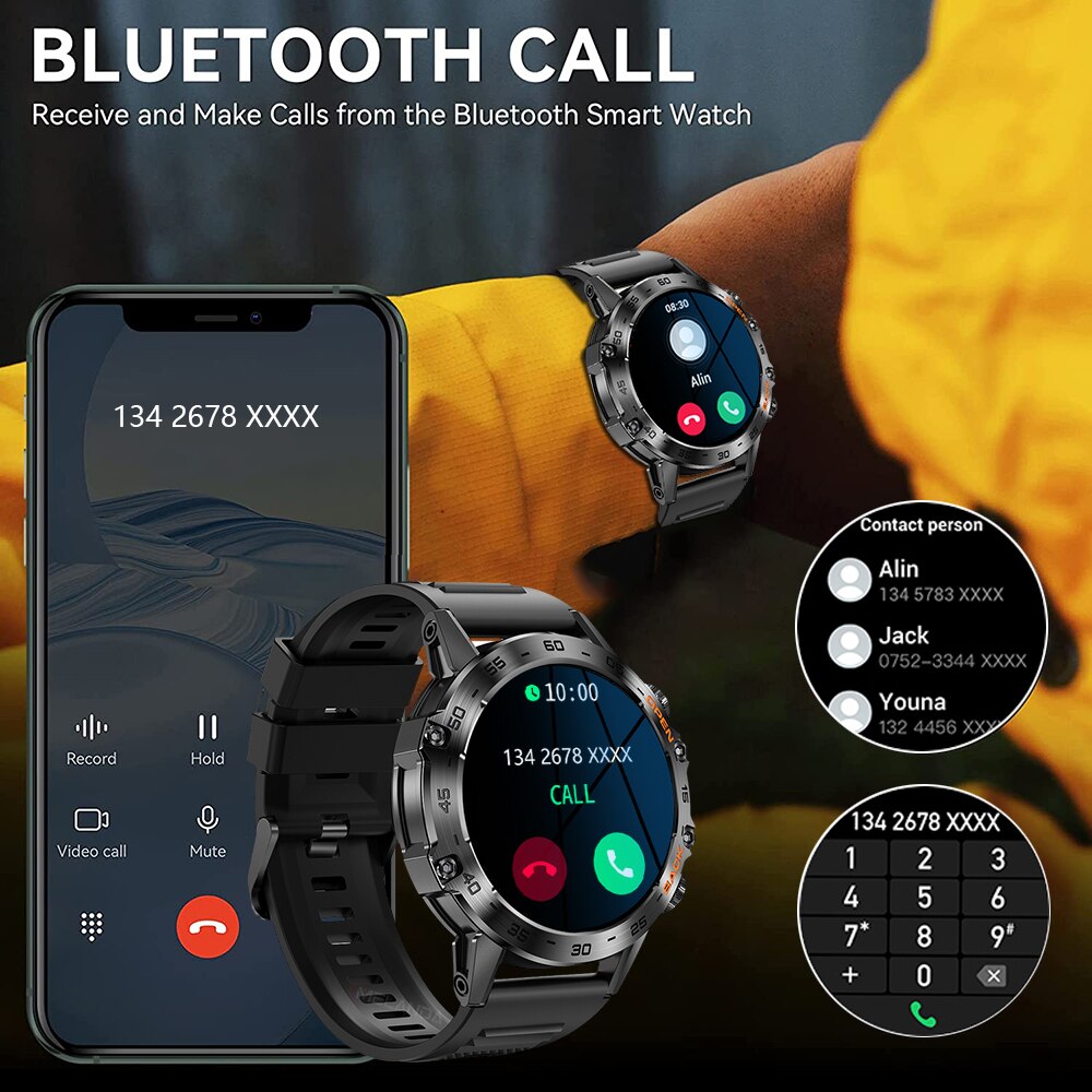 MEVADEN Steel 1.39 inch Men Lu – Smartwatch Faces recenzja i cena