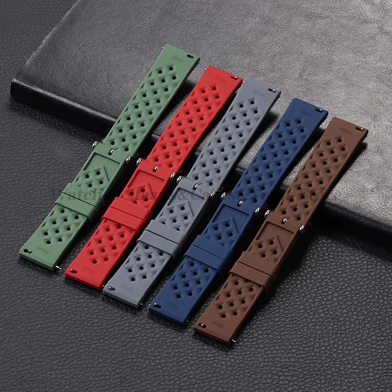 Tropic Silicone Watch Strap 18 – Fossil Smartwatch Accessories recenzja i cena