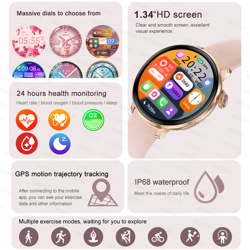2026 New Lady Fashion Smart Wa – Smartwatch Faces recenzja i cena