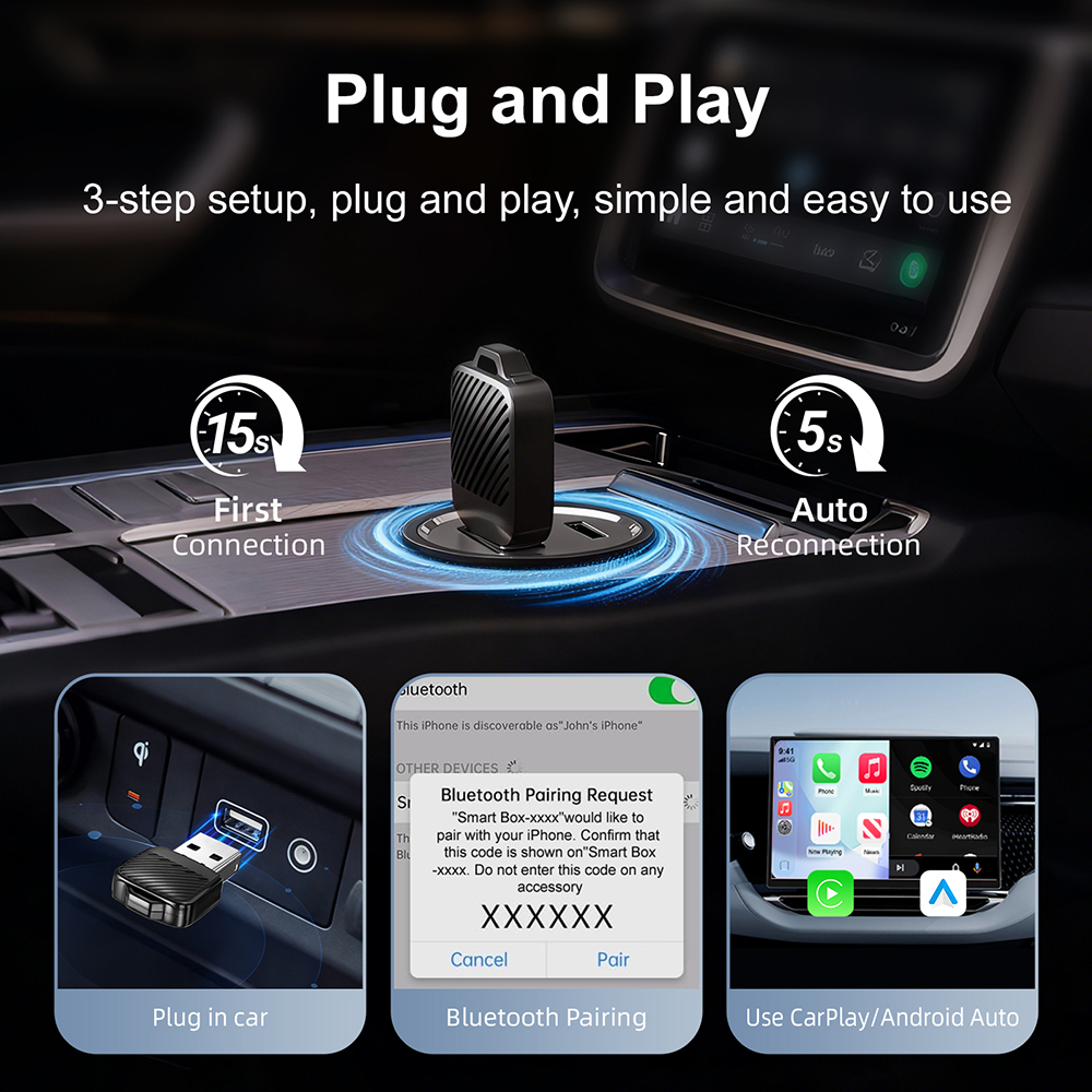 2026 Wireless CarPlay Adapter  – Smartwatch Universal recenzja i cena