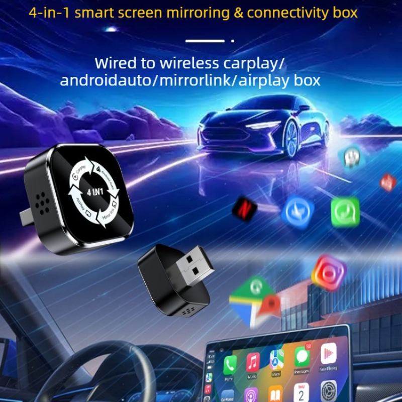 4-in-1 Wireless CarPlay Androi – Smartwatch Universal recenzja i cena